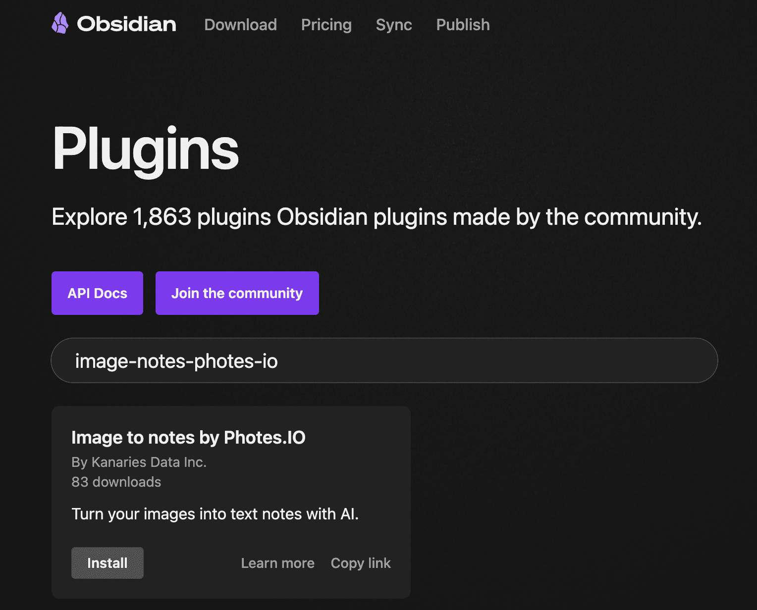 Learn how to convert images into text notes in Obsidian using the Pixno(photes.io) plugin. Enhance your note-taking and organization with this powerful tool.