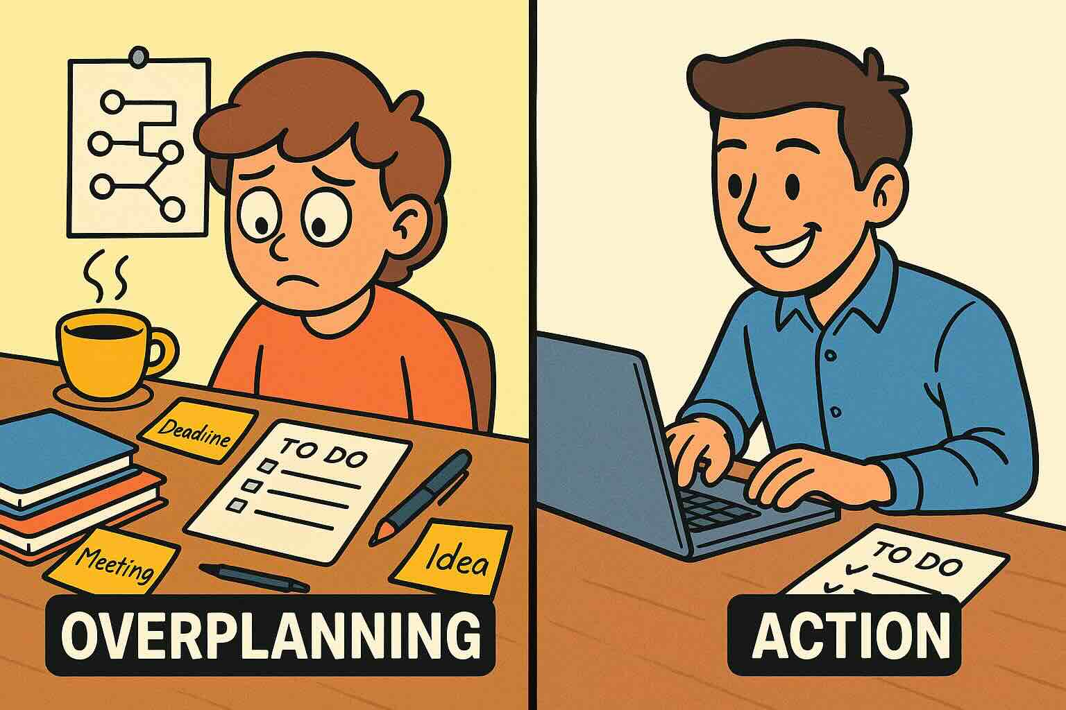Tired of endless planning without real progress? Learn effective tips to break free from perfectionism, focus on key tasks, and boost productivity now.